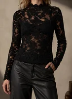 T-shirt élégant uni à manches longues ajouré pour femme, coupe ajustée élastique, décontracté, pour les fêtes et le quotidien 1