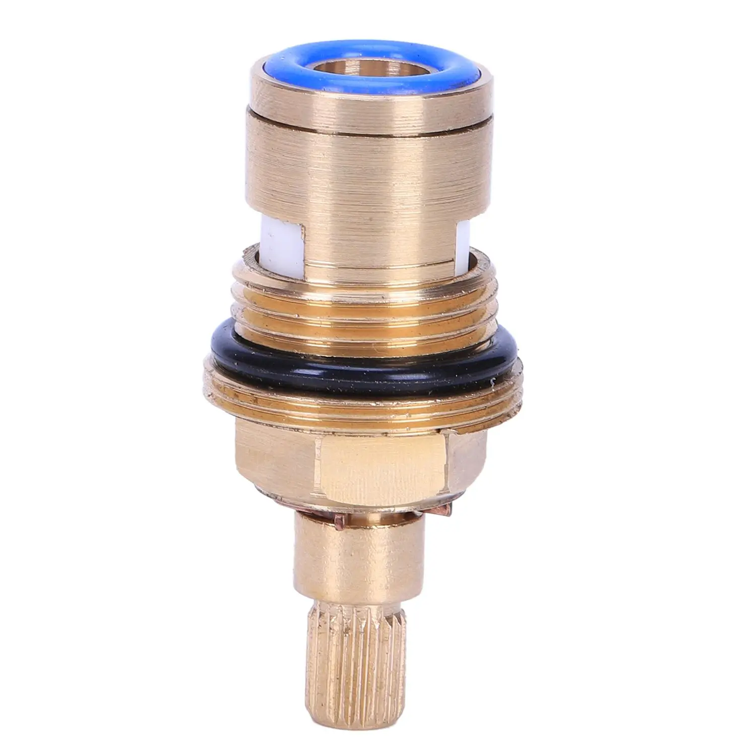 1 pcs Replacement Brass ceramic disc tap valve insert gland quarter turn