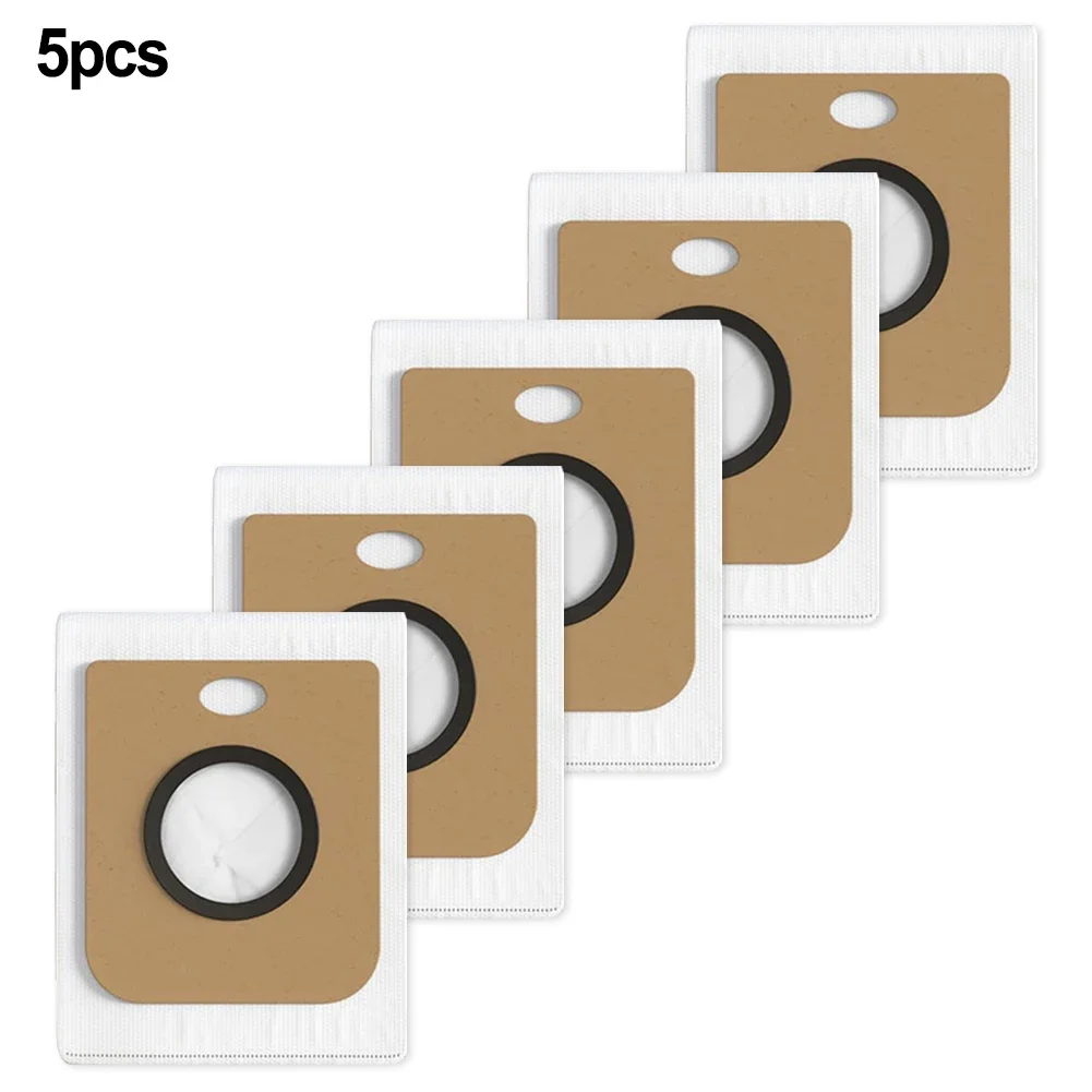 Replacement Dust Bags for ILIFE T20S Self Emptying Robot Vacuum Cleaner 5 Pack Non Woven Fabrics for Efficient Cleaning
