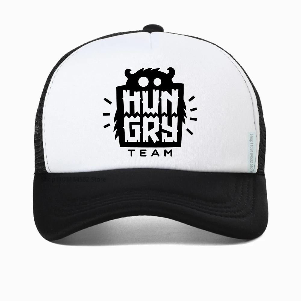 

Funny Hip-Hop Hungry Printing baseball cap For Men Wowen Summer Breathable sun hat fashion adjustable Breathable snapback hats