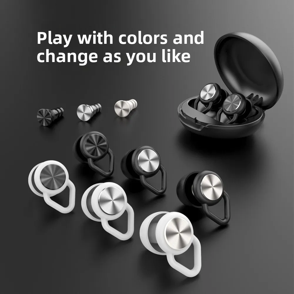 منتجات تقليل الضوضاء وعزل الصوت، سدادات أذن قوية عازلة للصوت للنوم، صامتة، مضادة للضوضاء، نوم مريح #1