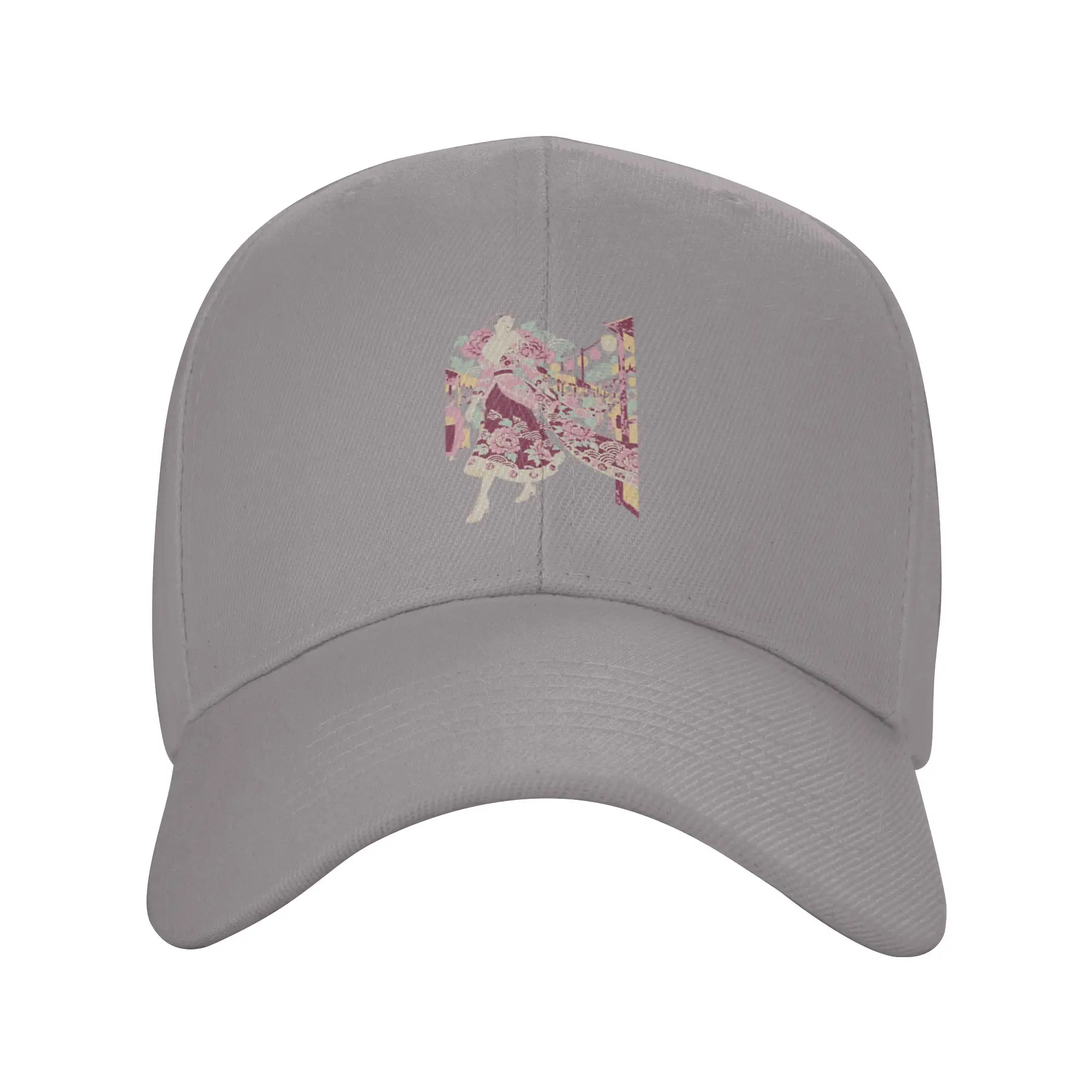 Hot Sale Ukiyo-e Street Dressmaker with Streaming Cloth Baseball Cap  Retro Women's Visor  City Tour Women's Visor