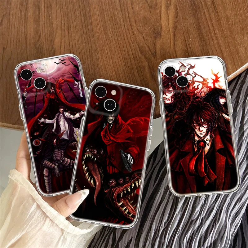 Bloody Anime Hellsing Soft Case for Tecno Spark 5 AIR 6 GO 7 7T 7P KF6 LD7 KE7 KE5 Pova 2 Camon 16 17P 17 CG7 CG8 BC1 POP 4