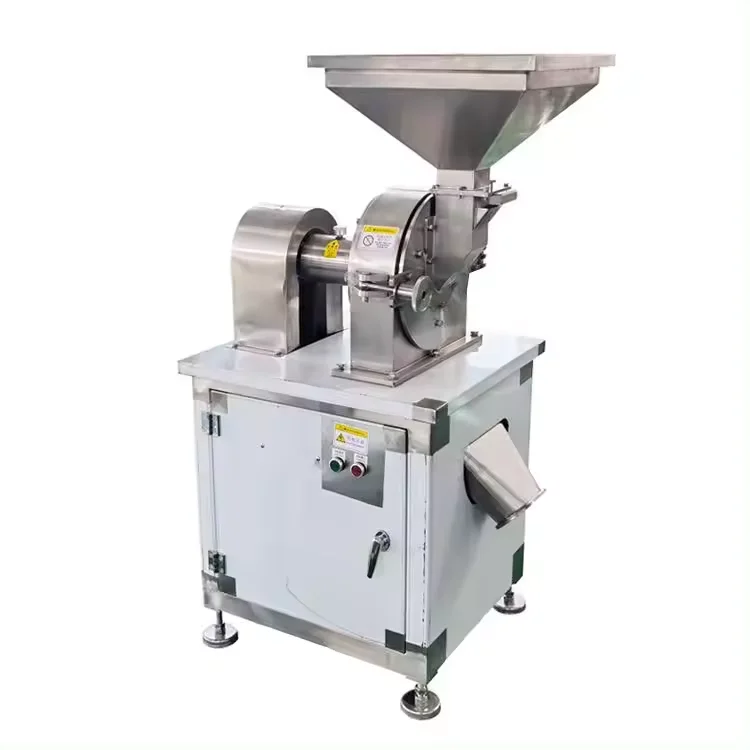Cocoa Grinder Machine Coffee Bean Grinding Machine Spice Grinder Herb Crusher Industrial Flour Mill Pulverizer in Stock