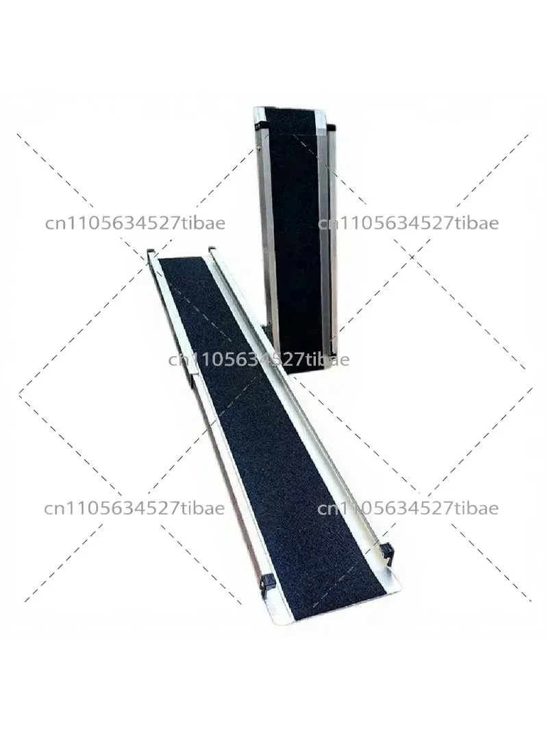 Portable Wheelchair Ramp Board Retractable Folding Loading Ramp for Steps Stairs Vehicle Access
