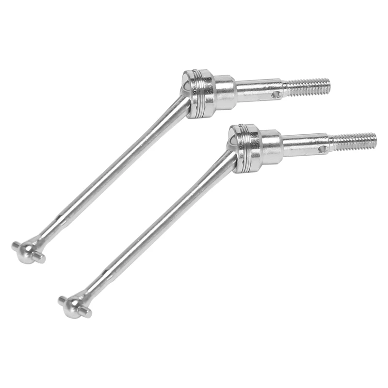 ABYC 2 قطعة عمود محرك أمامي معدني CVD 0090 لـ WLtoys 12428 12423 1/12 RC أجزاء ترقية شاحنة دورة قصيرة
