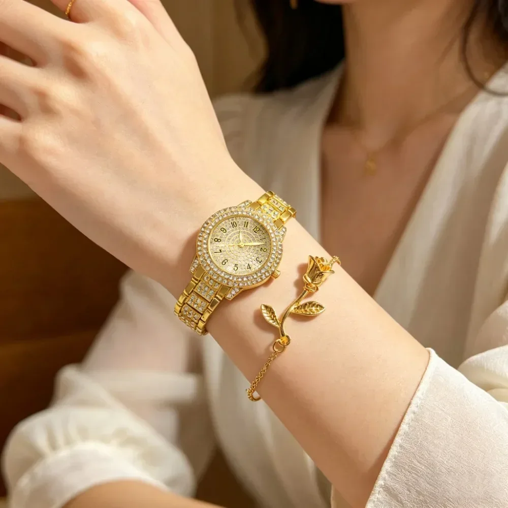 Compact And Exquisite Quartz Watch For Valentine's Day, Ramadan, Birthdays, The Ideal Gift For Friends And Family