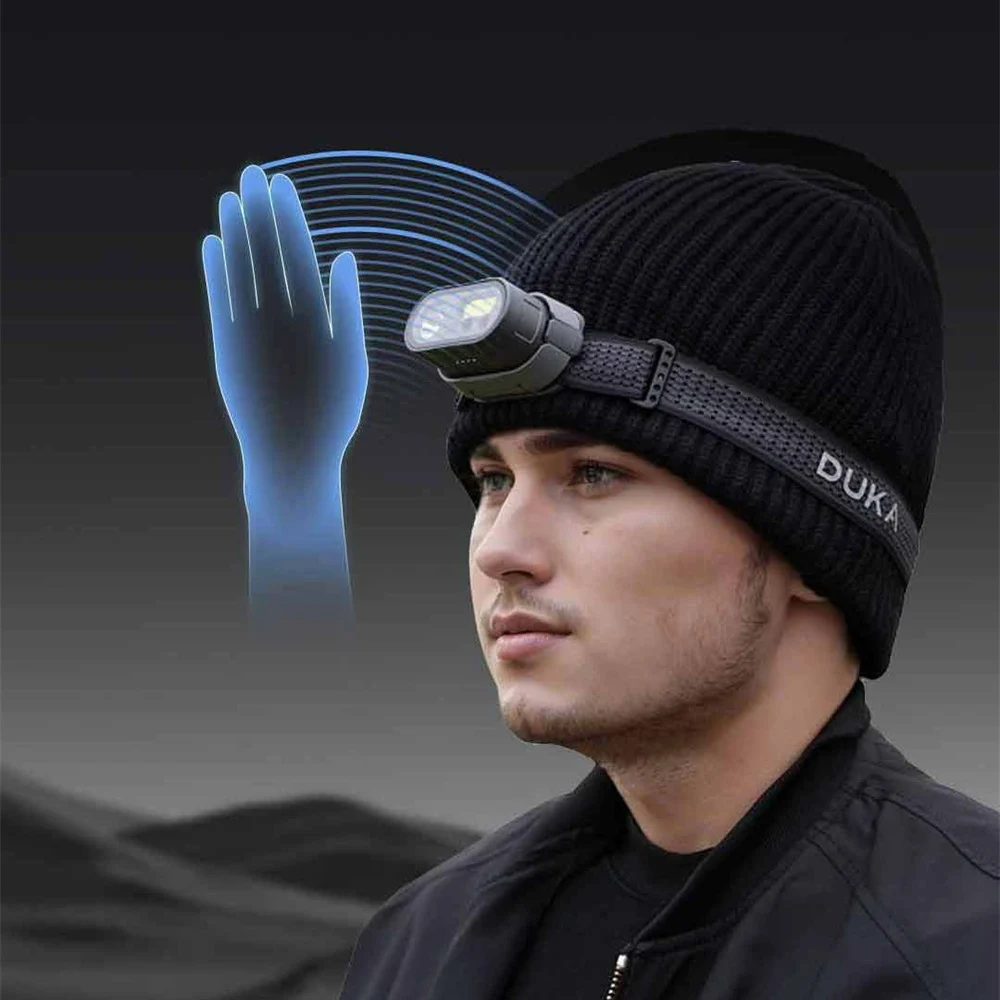 

Multi-Functional Intelligent Induction Headlamp Outdoor Waterproof Headlight Multiple Light Source USB Rechargeable Head Lamp