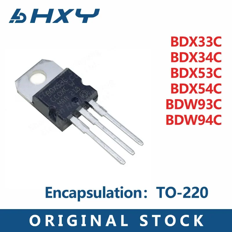 10PCS BDX33C BDX34C BDX53C BDX54C BDW93C BDW94C package TO-220