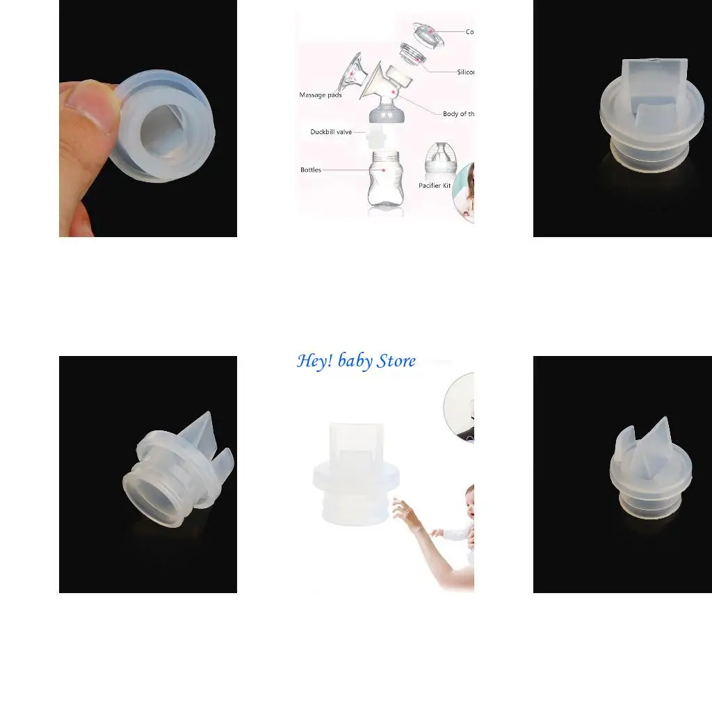 

Q1FE Duckbill для запчастей для насоса груди клапана Силиконовый кормление соска соска аксессуары для насоса.