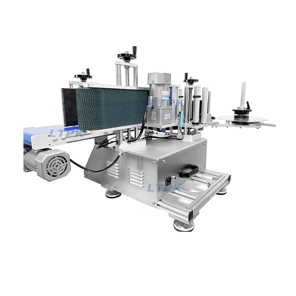Mesin Pelabel Botol Bulat Otomatis Kecil (LT-150) |   Mesin Pengemas Botol Air/Anggur Meja dengan Presisi Tinggi
