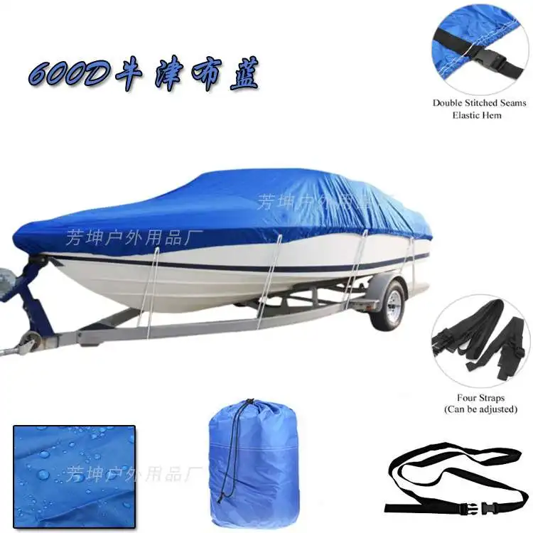 600D Oxford su geçirmez tekne zemini kapak yat kapak UV geçirmez v-sha