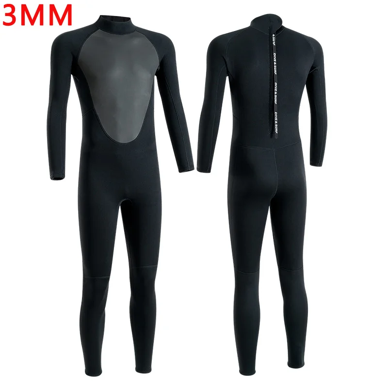 Neopren-Neoprenanzug für Herren, Tauchen, voller Anzug, Speerfischen, Badebekleidung, Schnorcheln, Surfen, einteiliges Set, Winter, warm halten – Detail 13