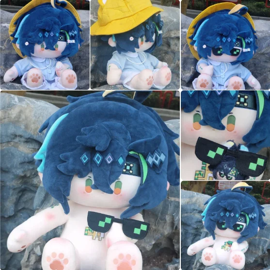 game-genshin-impact-kinich-plushie-40cm-plush-figures-gift-soft-sitting-posture-cotton-role-play-kawaii-birthday-gift-halloween