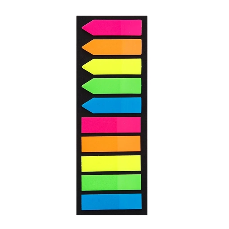 2025 New Colored PET Label 100/120Pcs Repositionable Writable Adhesive PET Notes Page Marker for Notebook Planner Binder Folder