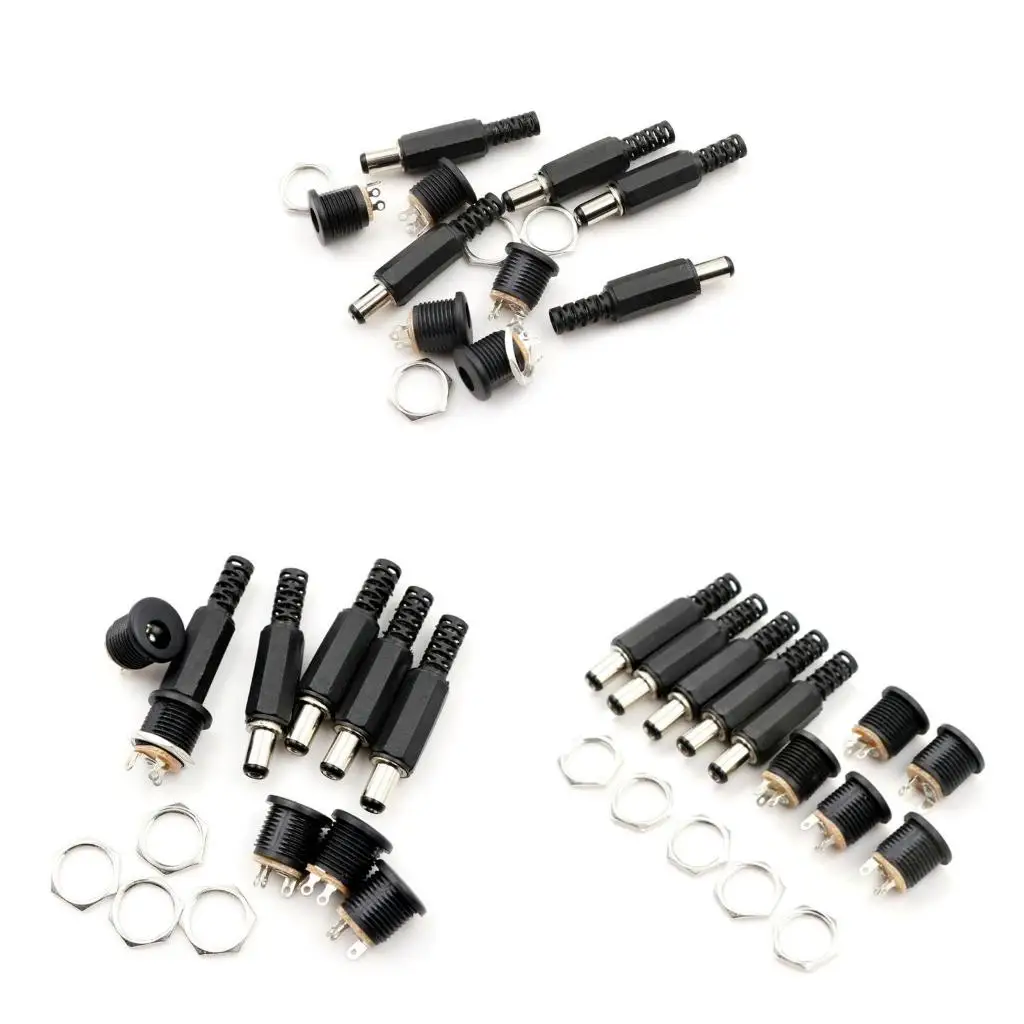 

15 шт./компл. 12 В 3 А для разъема питания постоянного тока 5,5x2,1 мм для штекера постоянного тока, источник питания для камеры