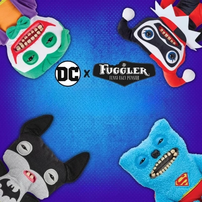 Fuggler Soft Plush Doll DC Batman Superman Ugly Cute Teeth Monster Toys 22cm Cartoon Movie Figures Chlidren Birthday Trend Gifts view 2