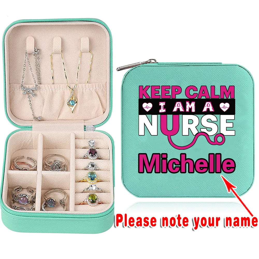 

Mini Jewelry Ring Earrings Necklace Storage Box Jewelry Box Suitable for Home Travel.