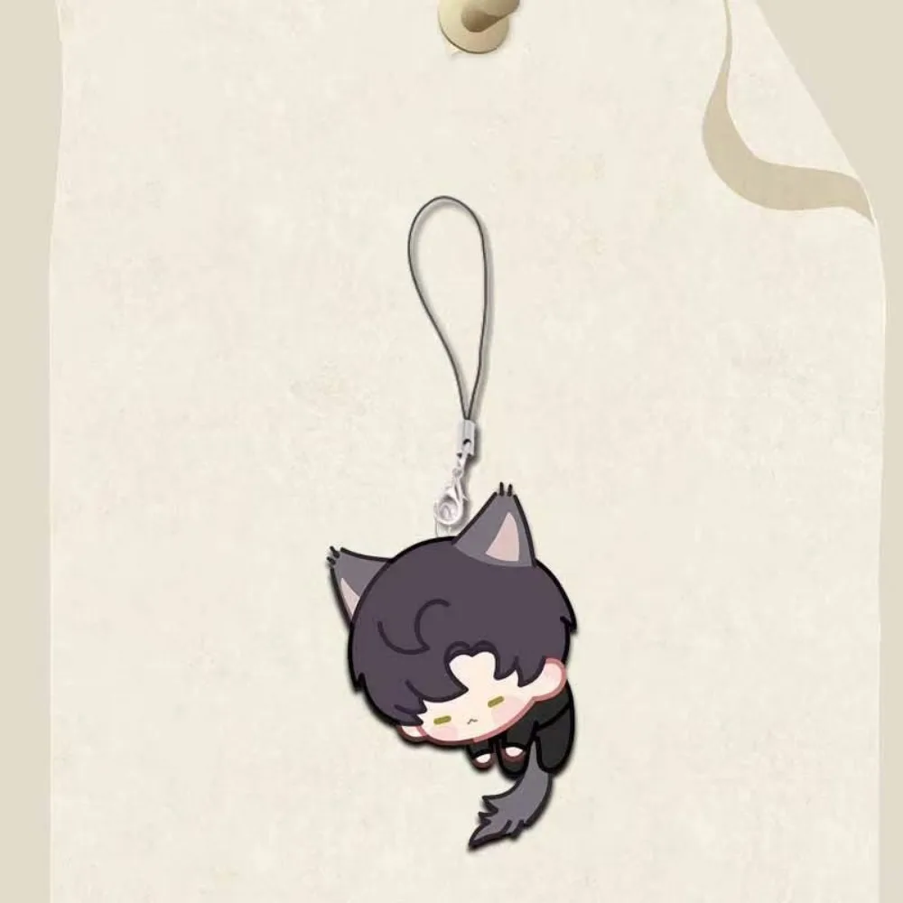 لطيف ورائع الملمس المحمول مجوهرات الحبل لعبة الحب والمساحة العميقة الاكريليك شخصية الطرفية الكرتون مطابقة