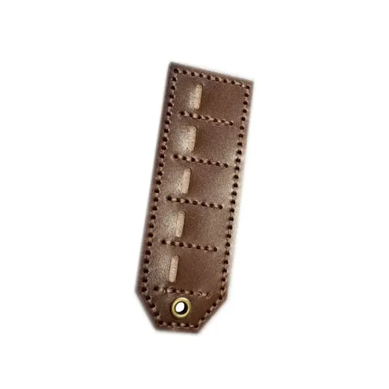 Imagem -06 - Edc-estojo de Couro Feito à Mão Primeira Camada Couro Vegetal Curtido Suporte da Bainha Armazenamento Portátil ao ar Livre Ferramentas de Bolso Edc