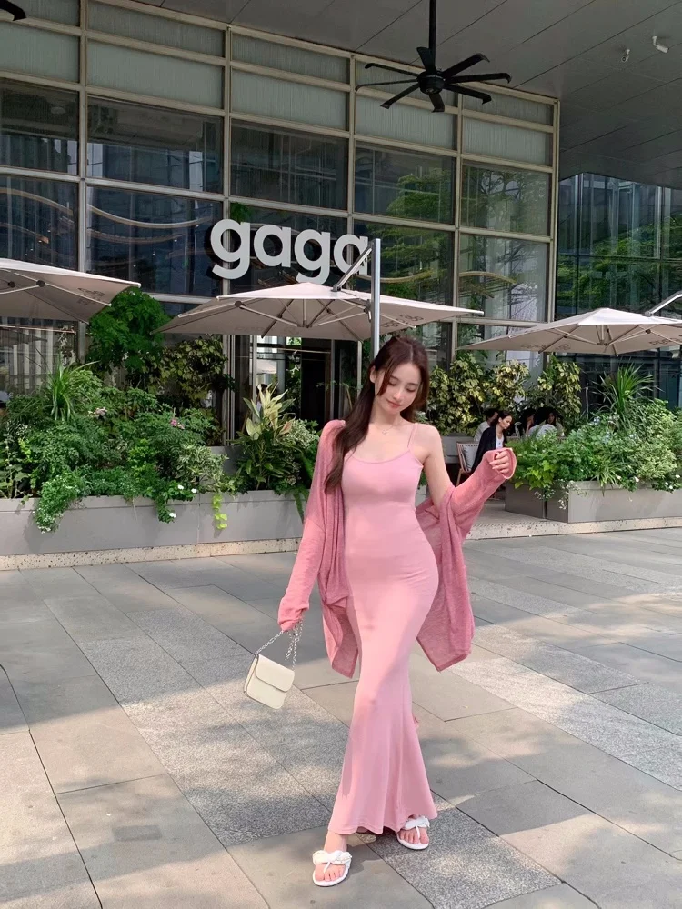 فساتين نسائية من الكتان برباط متدرج تنورة ماكسي على شاطئ البحر لقضاء العطلات بوهو مريحة ومنعشة وخفيفة وأنيقة كاجوال للشاطئ فريدة من نوعها