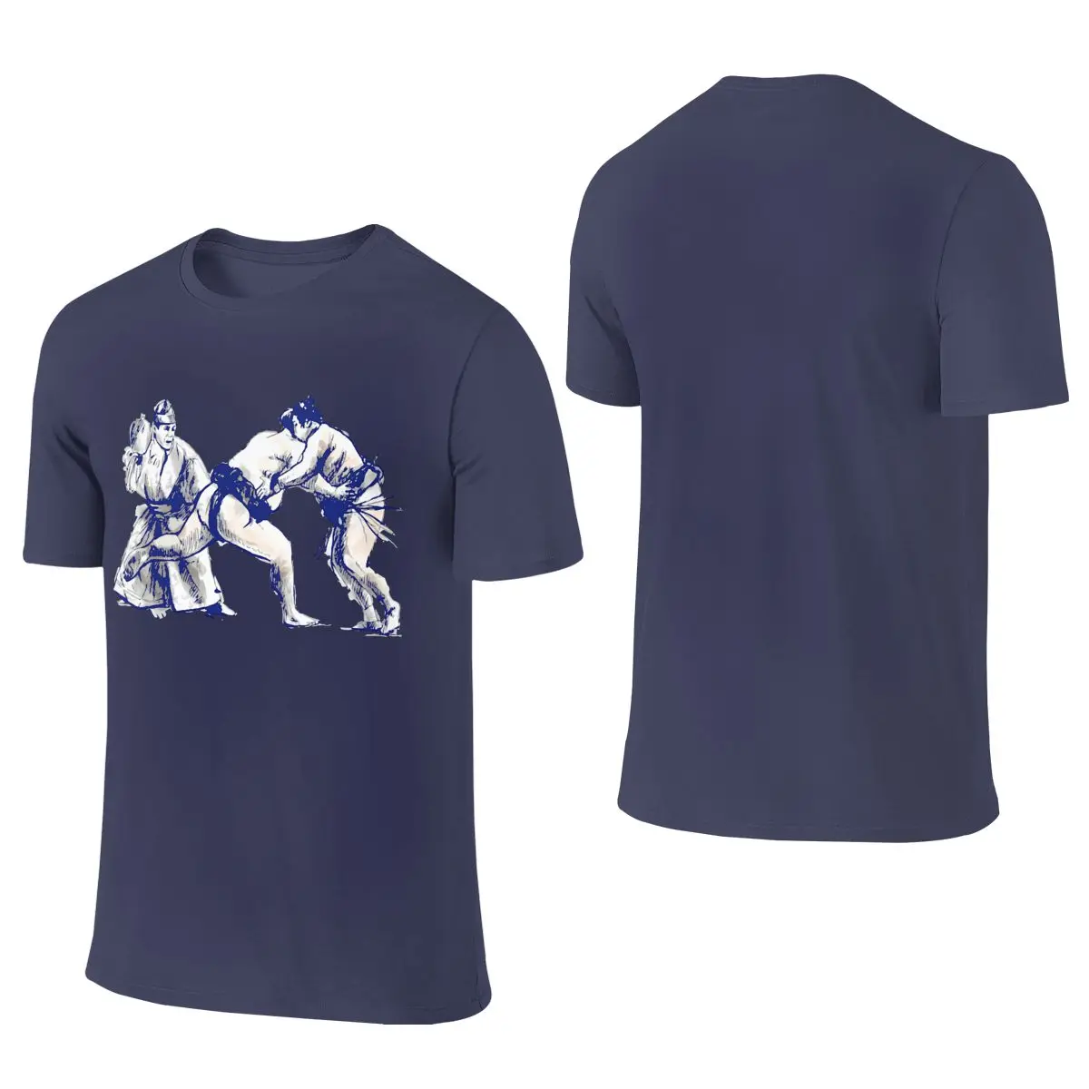 Sumo American Retro Reversible T-shirt Casual Youthful Feeling   Men's T-shirts