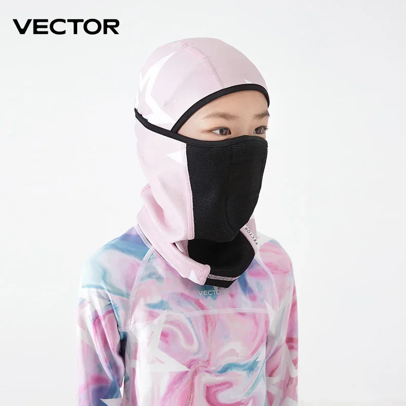 

VECTOR Children Winter Cycling Mask Fleece Thermal Keep Warm Windproof Cycling Face Mask Balaclava Ski Mask Fishing Skiing Hat