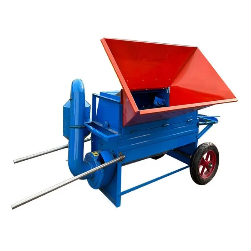 Threshing king, beating rapeseed and feeding it all into a new type of rice rapeseed thresher