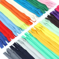 10Pcs/Lot 20cm Nylon Zipper Closure Invisible Coil Zipper Tailor For Clothing Pocket DIY Pants Zipper Repair Sewing Accessories