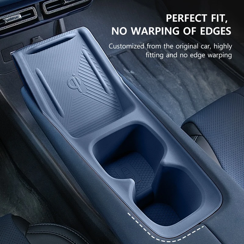For BYD Seagull Central Control Protect Mat Silicone Wireless Charging Protective Pad Car Interior Accessories