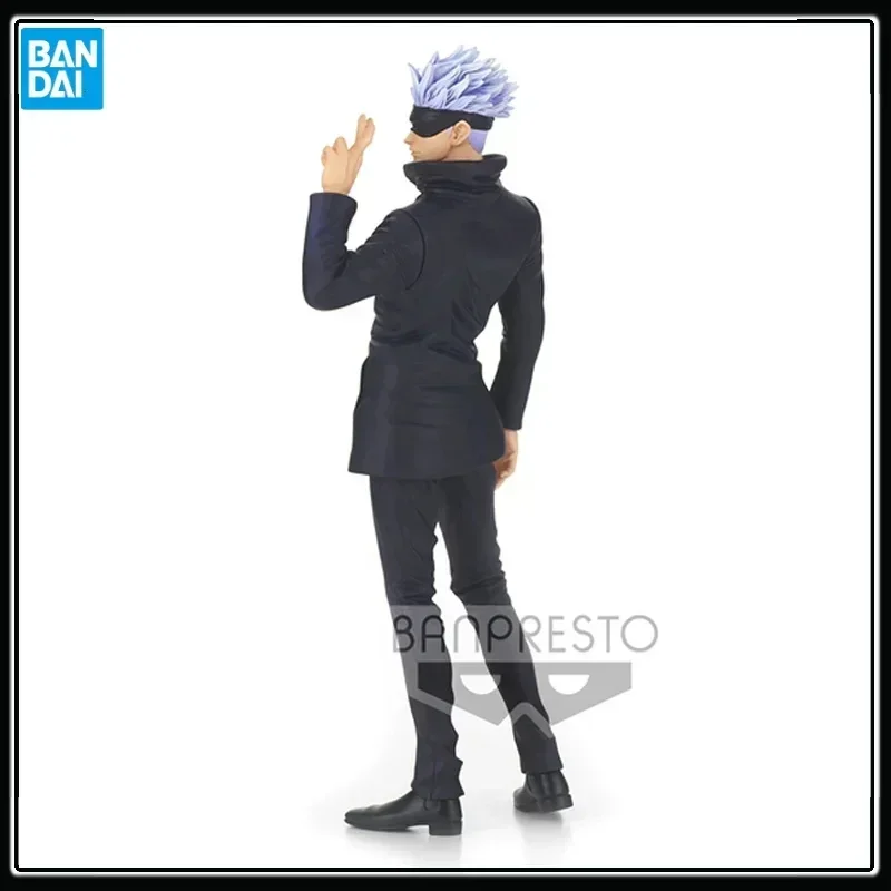 Em estoque bandai original jujutsu kaisen anime gojo satoru figura de ação brinquedos para crianças presente modelo colecionável ornamentos bonecas bb