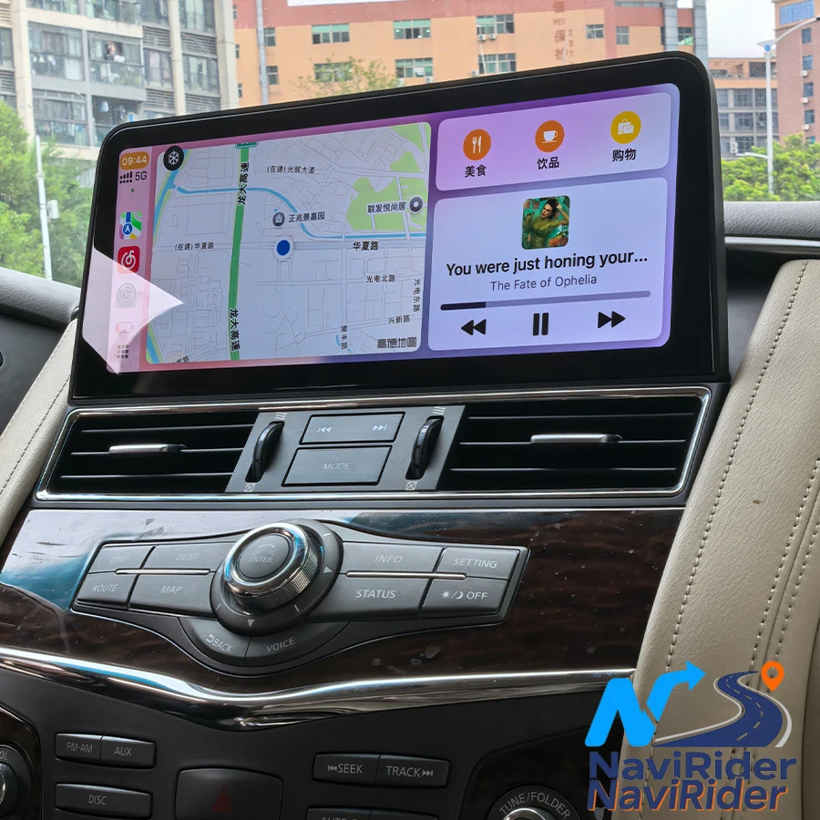 For Nissan Patrol y62 2010-2020 QX80 QX56 Armada CarPlay Navigation Stereo Car Radio Multimedia Player Head Unit GPS 12.3inch