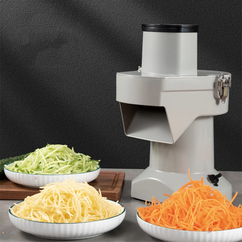 Automatic Vegetable Carrot Shredder Slicer Commercial Electric Cutter Potato Dicing Shredding Machine Vegetable Processor 220V