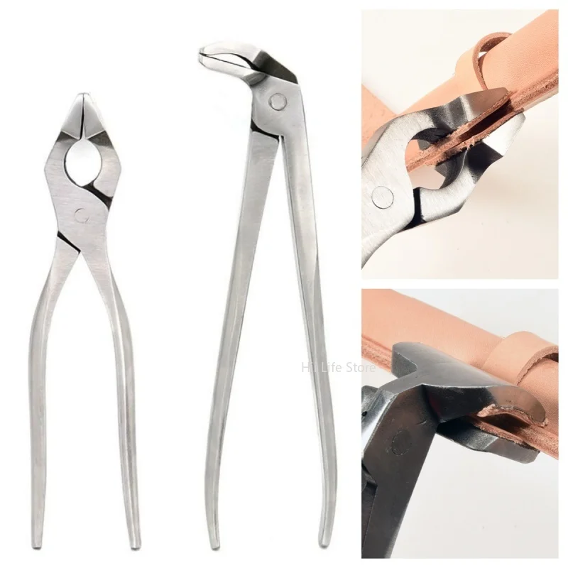 Leather Folding and Pressing Pliers Flat Nose Pliers DIY Leather Bags/shoes Edge Correction and Flattening Leather Tools