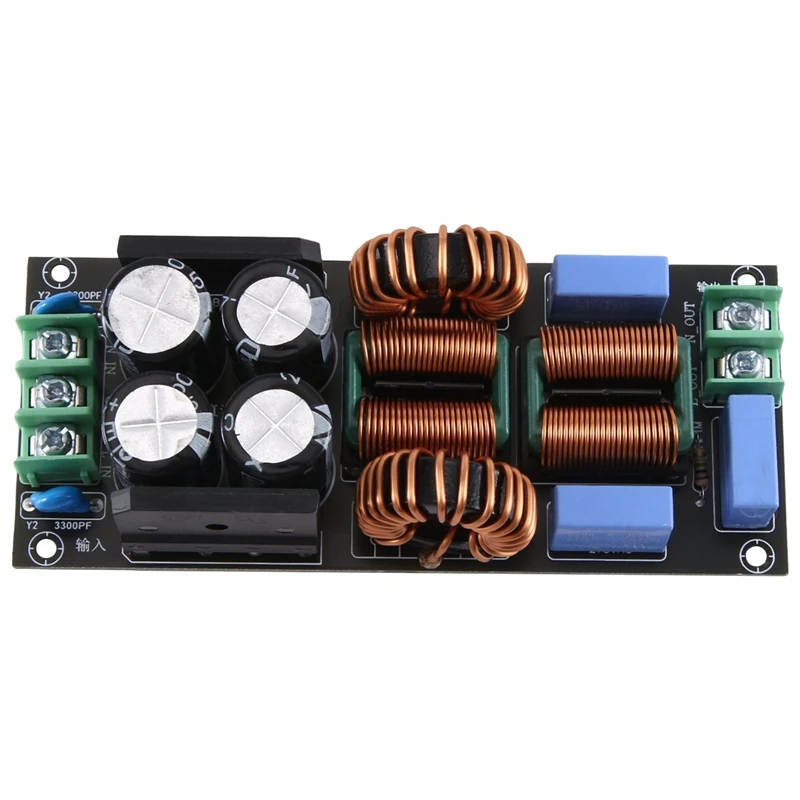 Módulo de placa de filtro de potencia, filtro EMI, purificación de red de CA, ruido de Audio Hifi