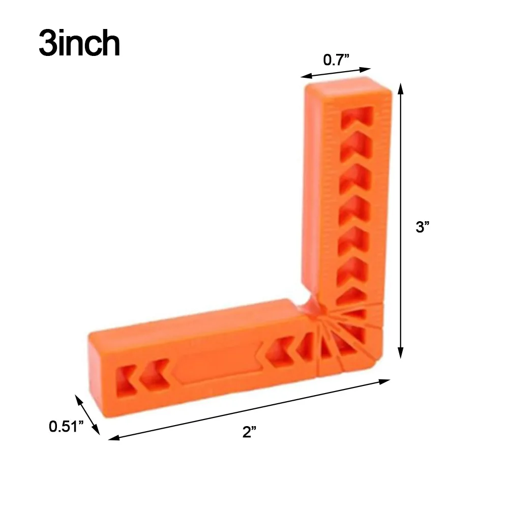 For Any Woodworking Essential Tool Ruler Holder 3inch 4 Pcs 4* 90 Degree Accurate Consistent Orange Orange Color