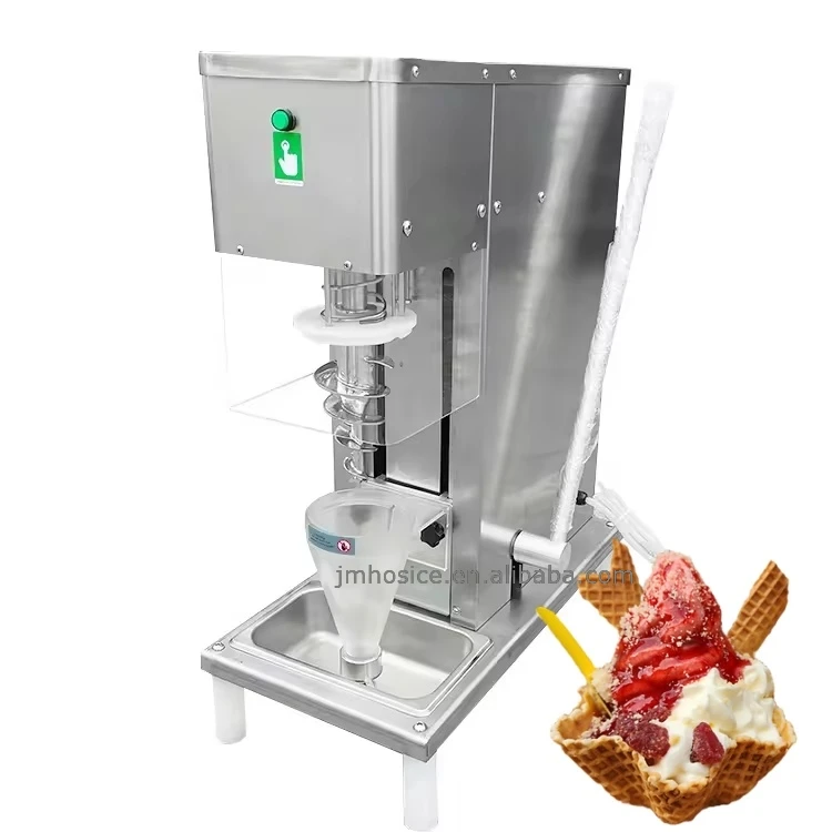 Real Fruit Ice Cream Machine Mixer Swirl Drill Machine with Real Fruits