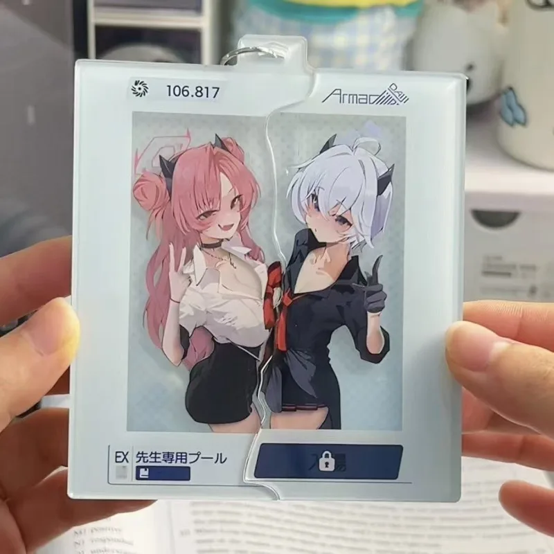Anime-Schlüsselanhänger aus Acryl mit exquisitem Geschenkanhänger, Rucksack-Dekoration und Ausstellungsstück – Detail 3