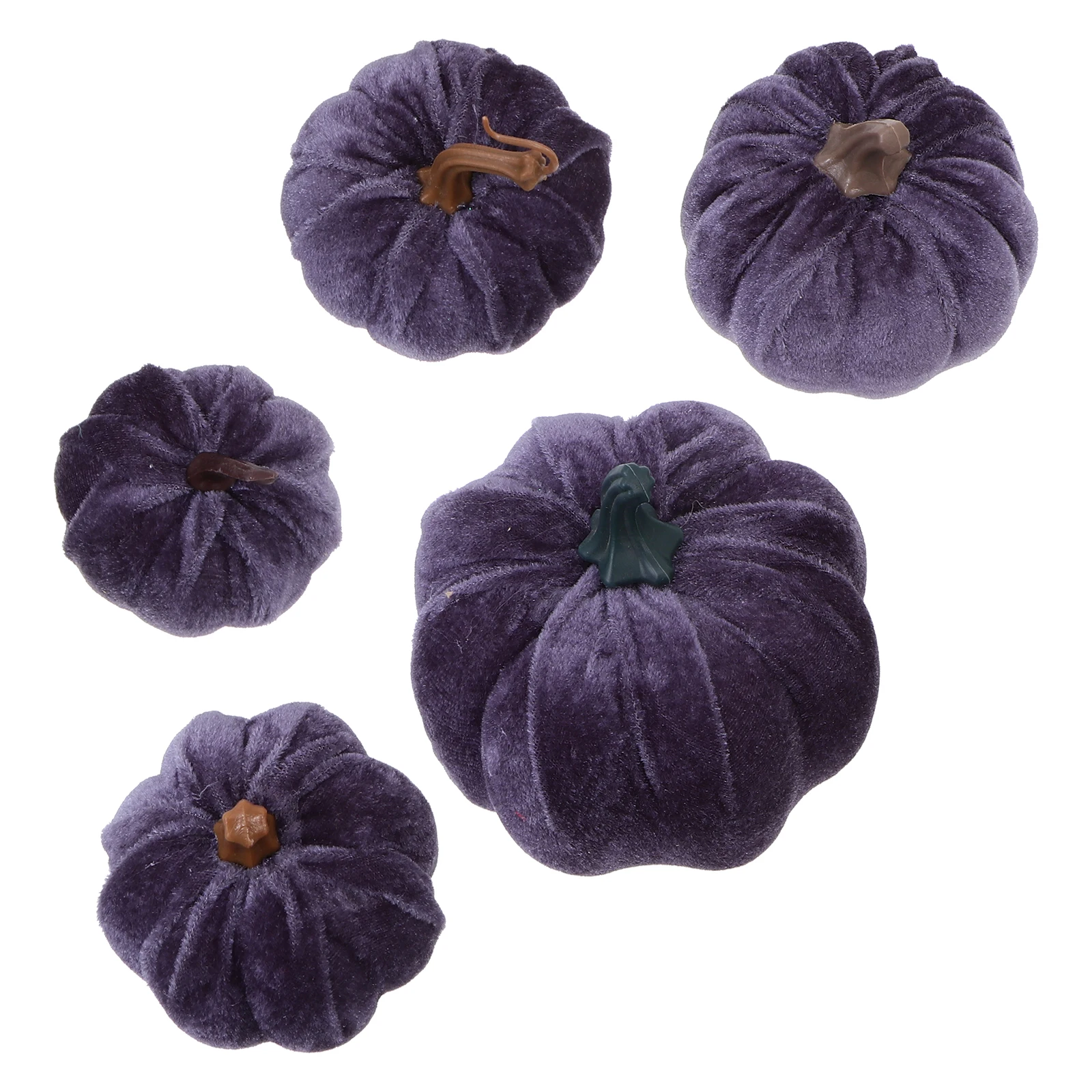 

5Pcs Fake Pumpkin Decorative Simulation Pumpkin for Halloween Thanksgiving Party DIY Craft Indoor Outdoor Festive Atmosphere
