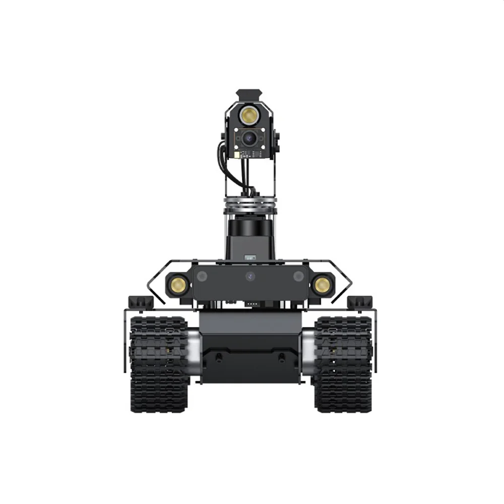 UGV Beast ROS 2 مفتوح المصدر للطرق الوعرة، روبوت AI مجنزرة، وحدات تحكم مزدوجة، رؤية الكمبيوتر لـ Raspberry Pi 4B / Raspberry Pi 5