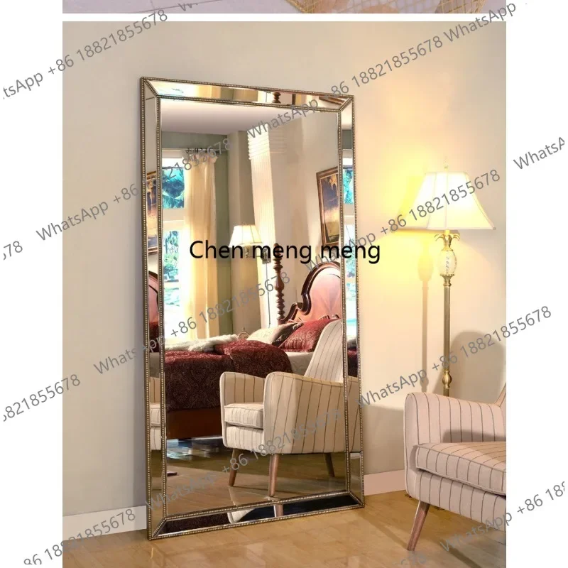 

E136 European dressing, full body fitting mirror high definition clothing store landing, home decoration mirror