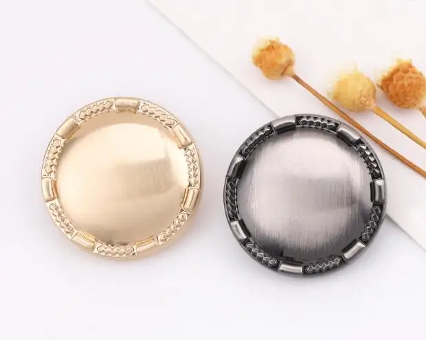 

6 шт./лот, размер: 20 мм/23 мм, ретро-узор, изогнутая поверхность, металлические пуговицы, модные пуговицы, аксессуары для одежды (KK-3937)