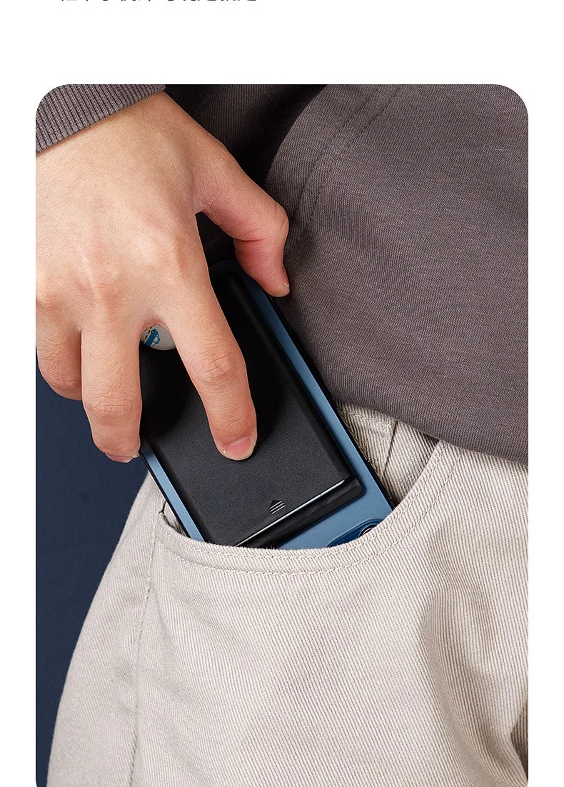 Portfel Macsafe do Magsafe iPhone 12 13 14 15 Pro Max Carteras Uchwyt na kartę Stojak Portfel Griptok Max Tape Rozszerzana kieszeń na stojak — zdjęcie 6