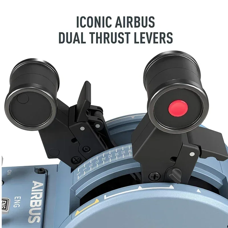 متوفر في المخزون Thrustmaster TCA Captain Pack Airbus Edition Pack Sidestick Throttle للكمبيوتر الشخصي #6