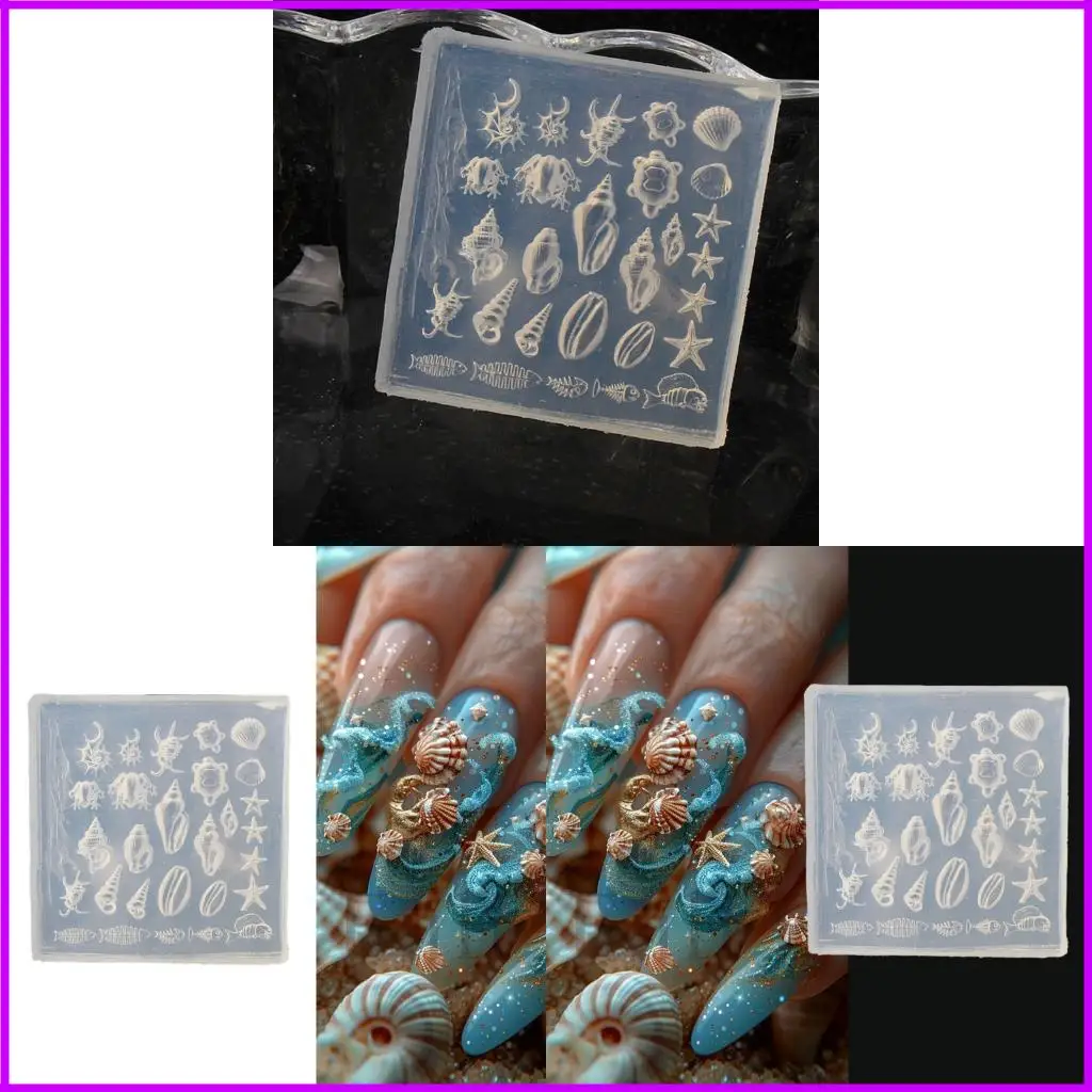 

Decorative Mold Sea Theme Silicone Texture Perfect for Various Types