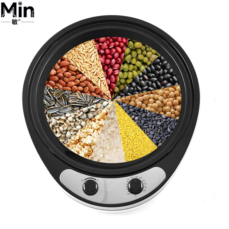 220V-240V Automatic Coffee Bean Roasting Machine With Cooling Function For Chestnut Sesame Nut Peeling Home Commercial Use