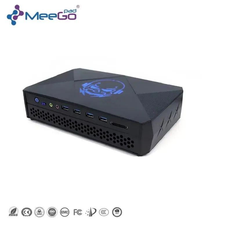 Hot Sale Meegopad G10T 14th Gen I9 14900HX Gaming Mini PC RTX 4060 DDR5 RAM SSD HDD Storage Type-C DP Ports Win11 Linux