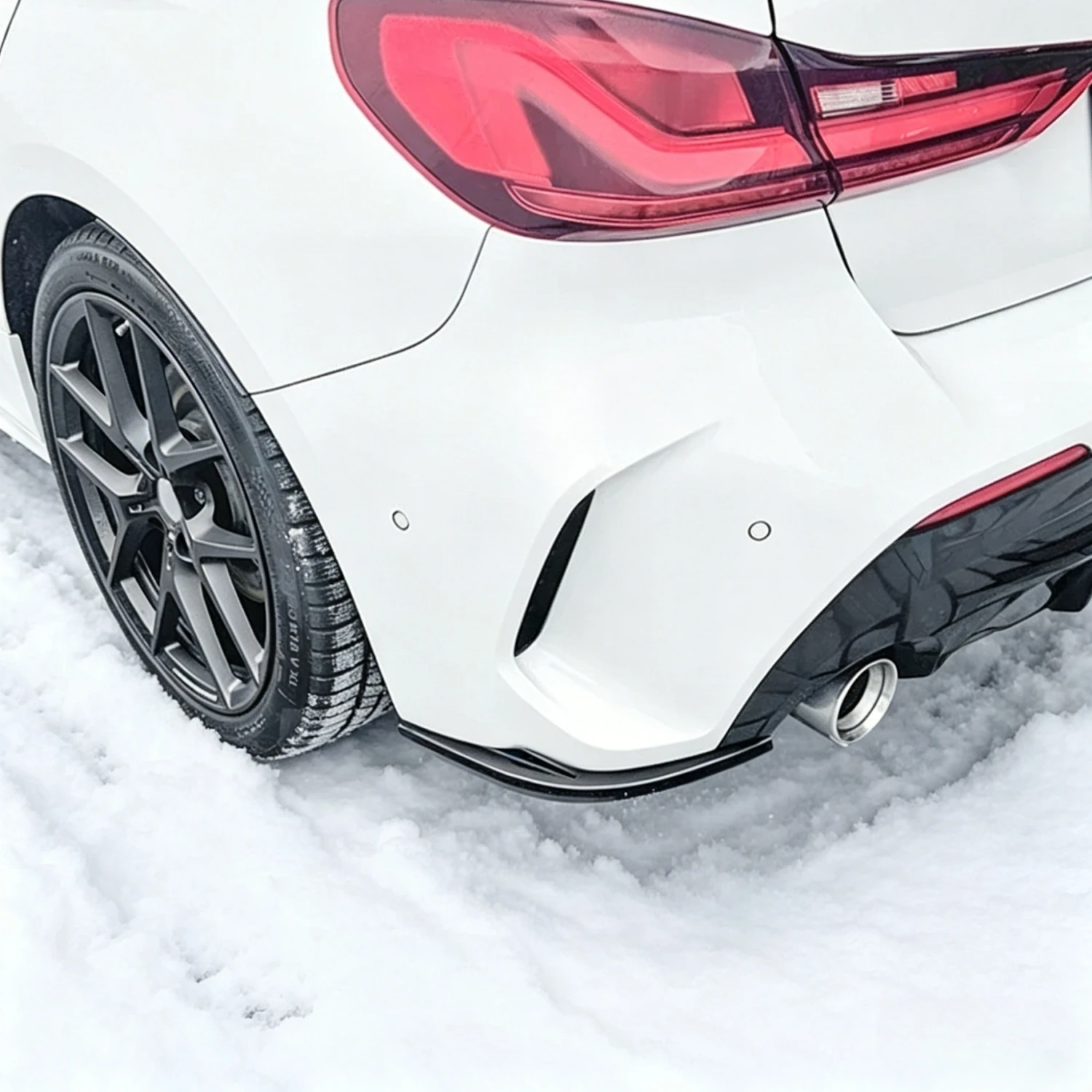 

2Pcs Car Rear Bumper Diffuser Side Splitters For BMW 1 Series F40 M-PACK 118i 128i M135i 2019-2024 Tuning Gloss Black Body Kits