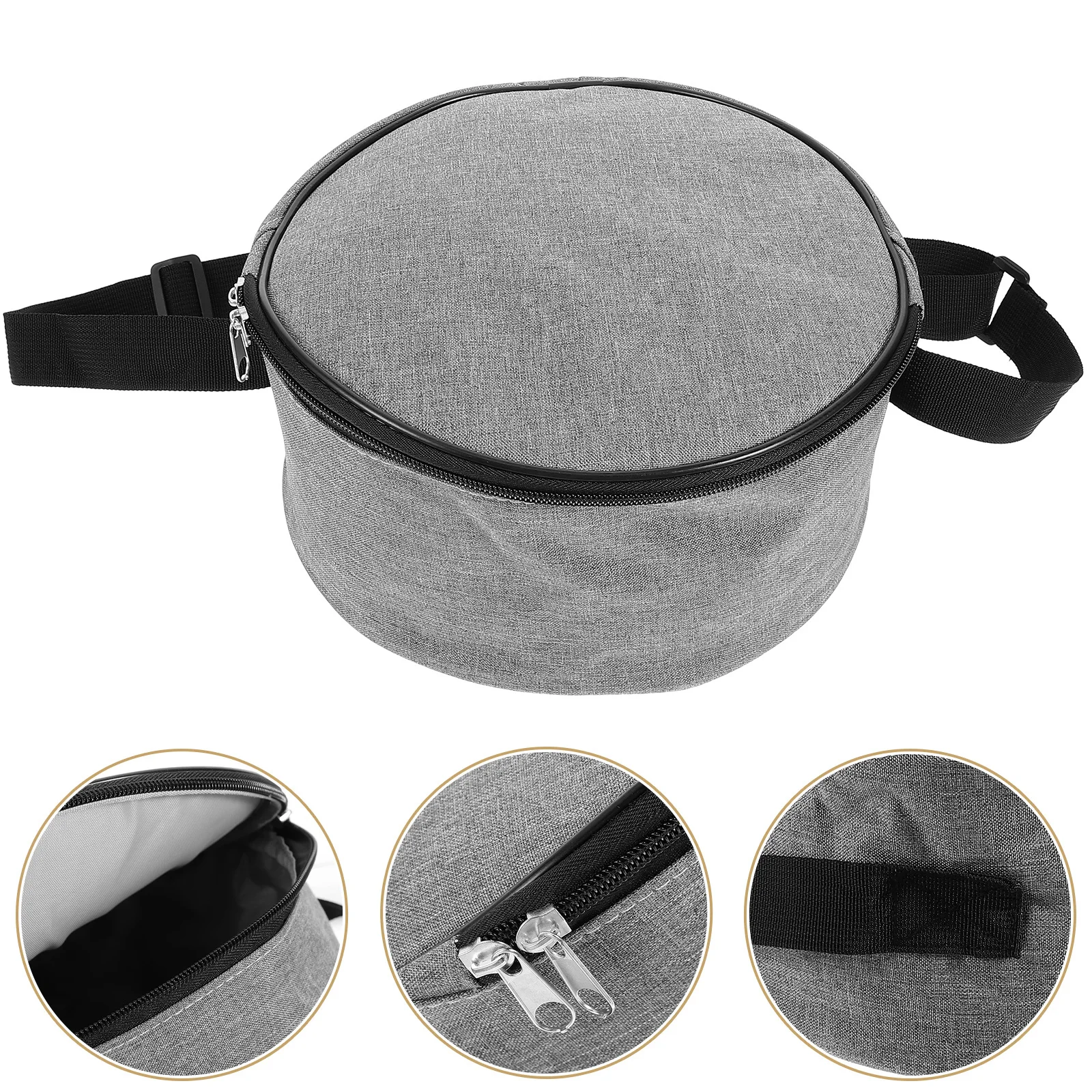 Portable Disc Golf Bags Heavy Duty Polyester Storage Bag for Golfing Discs Convenient Carry Design Ideal for Practice and