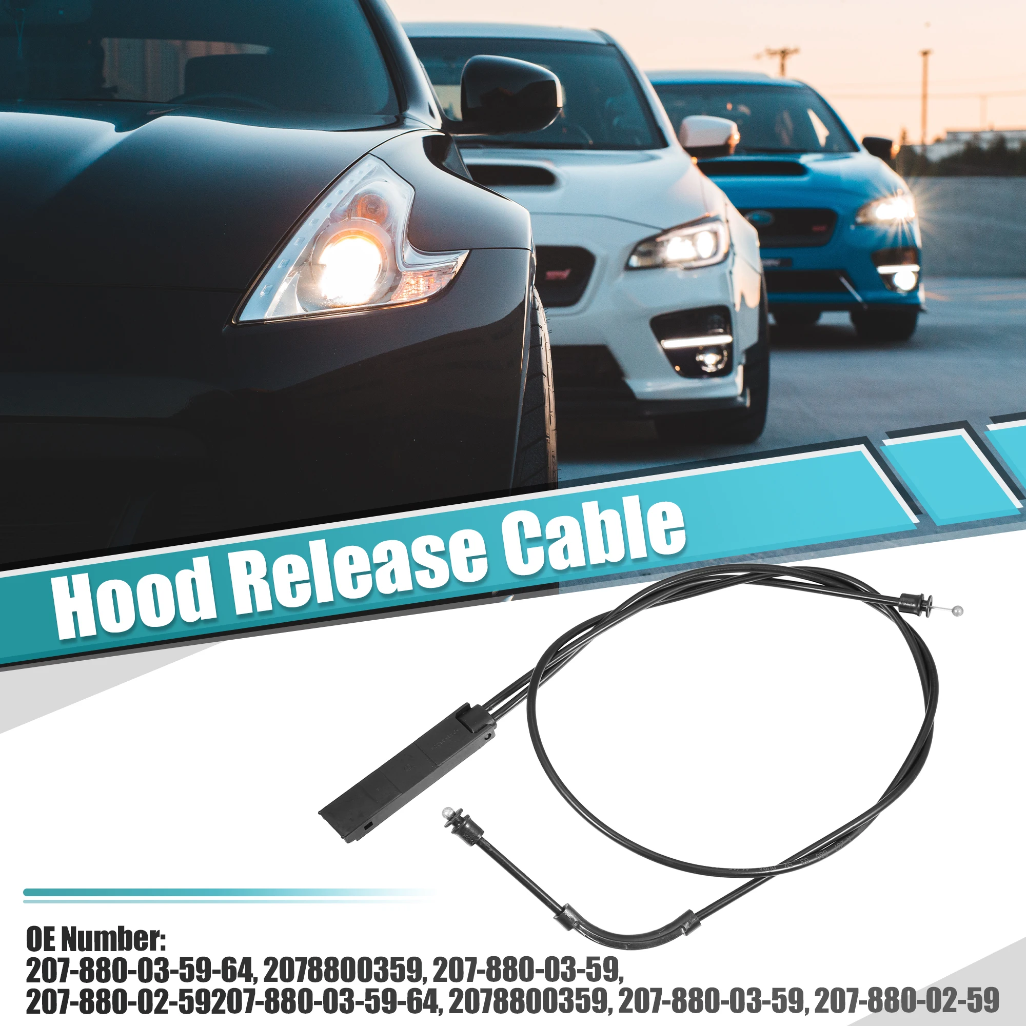 

UXCELL 2078800359 Трос освобождения капота для Mercedes Benz A207 C207 W207 2011-2014